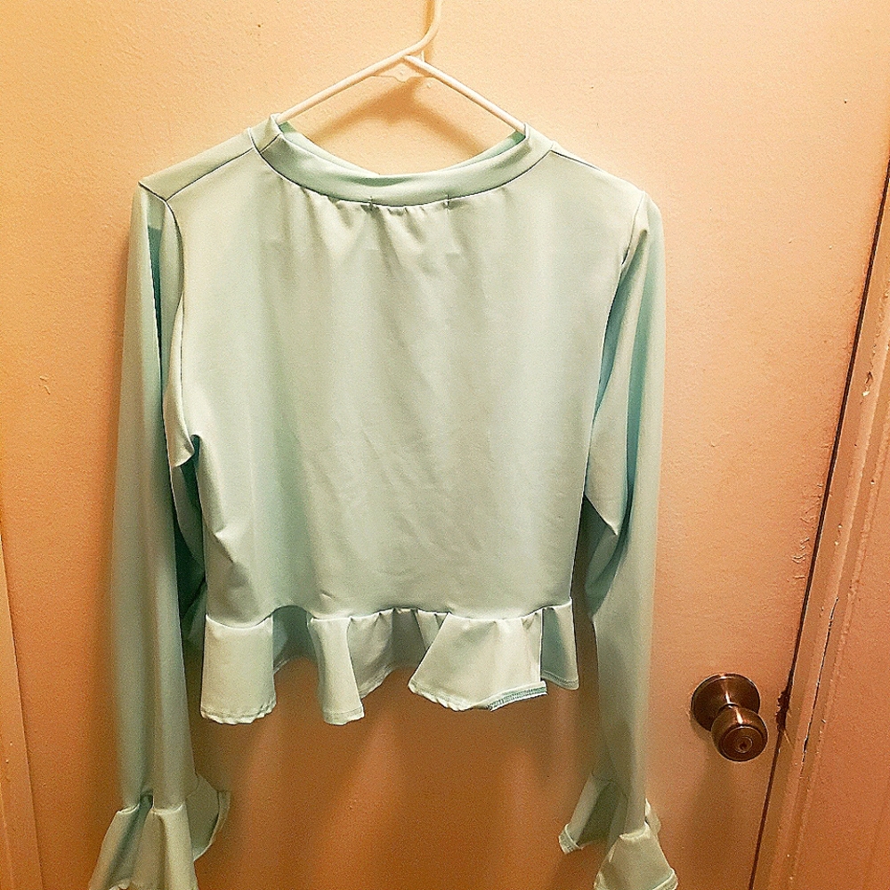 Blue Skirt Set